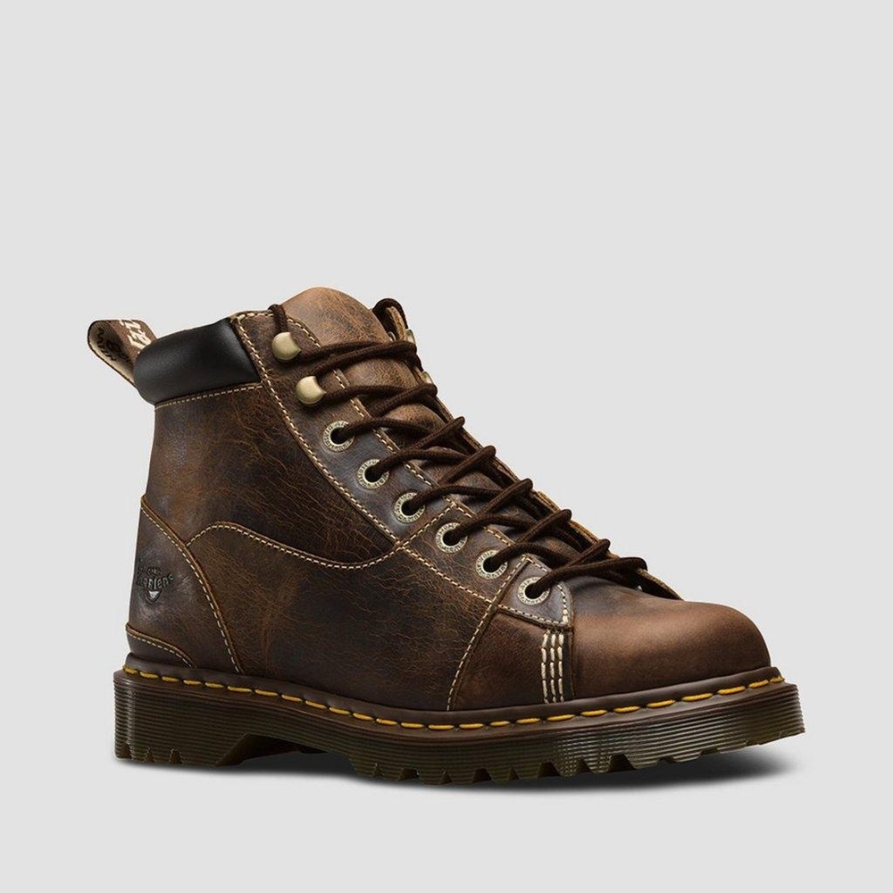 Dr. Martens Alderton Brown Leather Boots